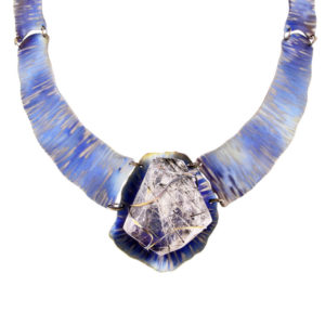 dubhe - tourmalinated quartz necklace pic2