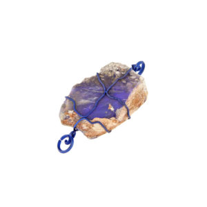 merak - matrix opal pendant with blue finish pic1