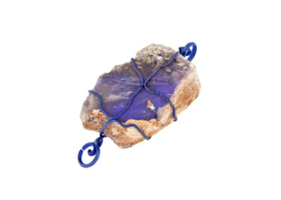 merak - matrix opal pendant with blue finish pic1