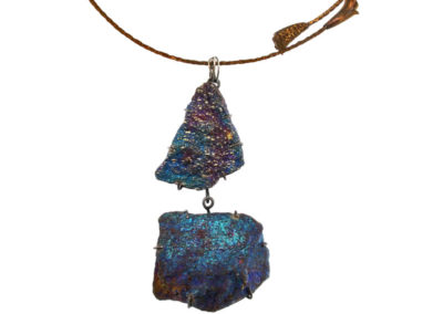 mizar - chalcopyrite necklace pic1