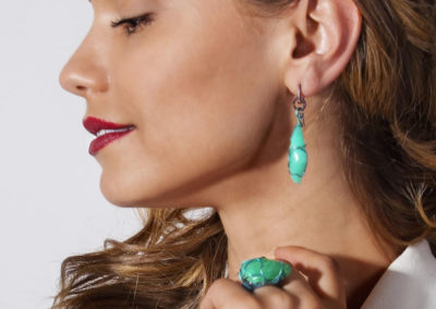 merak - chrysoprase earrings pic3