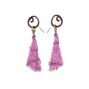 merak - cobaltian calcite earrings pic1