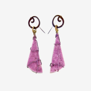merak - cobaltian calcite earrings pic2