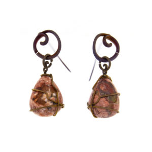 merak - fire opal earrings pic1