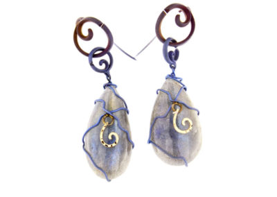 merak - labradorite earrings pic1