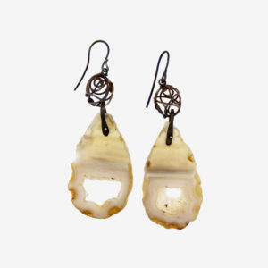 mizar - agate earrings pic2
