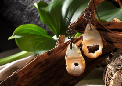 mizar - agate earrings pic3