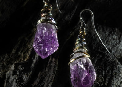 mizar - amethysts earrings pic3