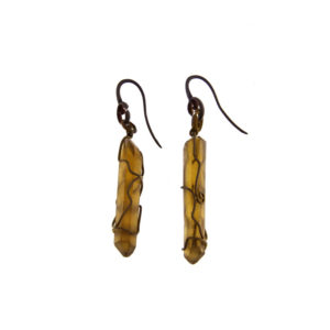 mizar - citrine quartz earrings pic1